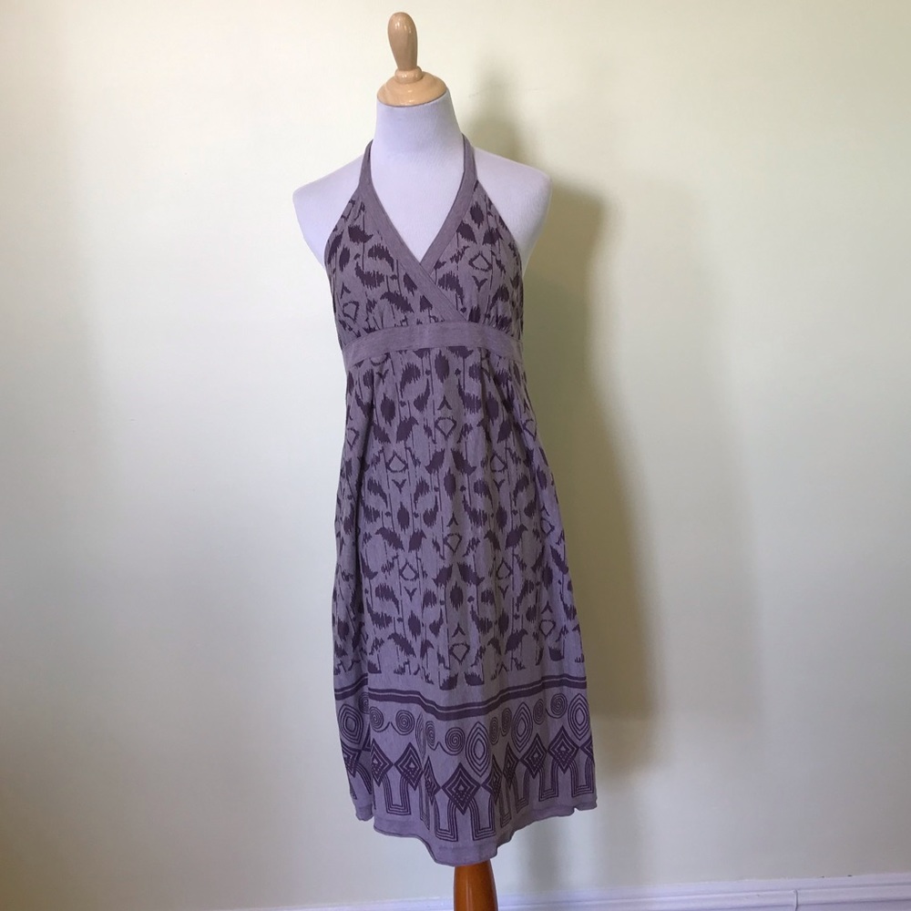Athleta Balsa Burnout Halter Dress, Size Medium